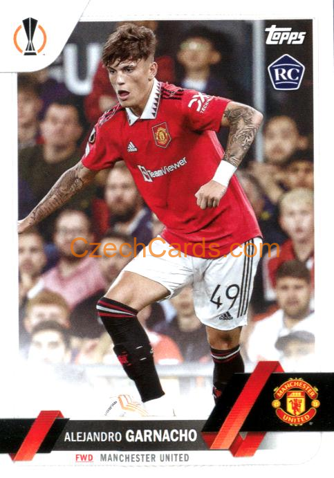 Alejandro Garnacho 2022/23 Topps Club Competitions #50 RC