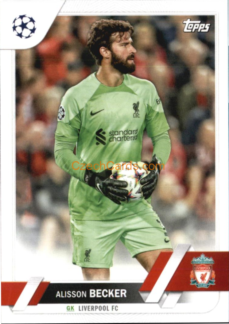Alisson Becker 2022/23 Topps Club Competitions #74