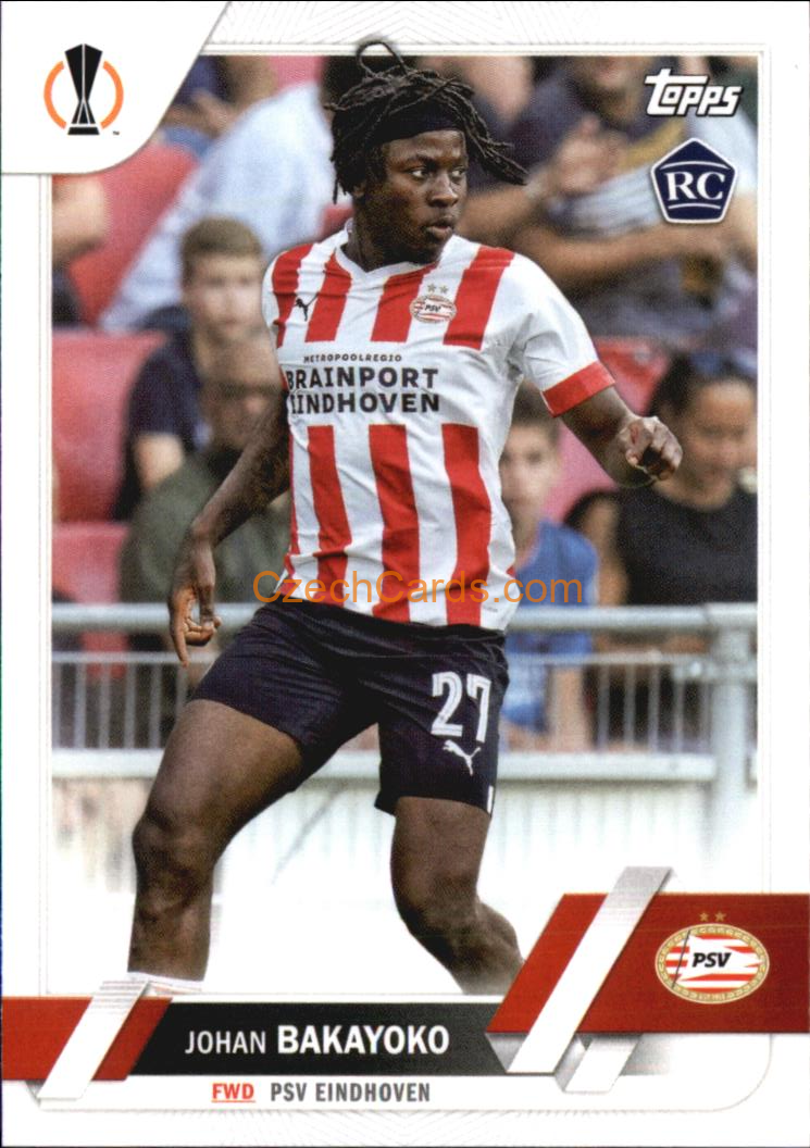 Johan Bakayoko 2022/23 Topps Club Competitions #126 RC