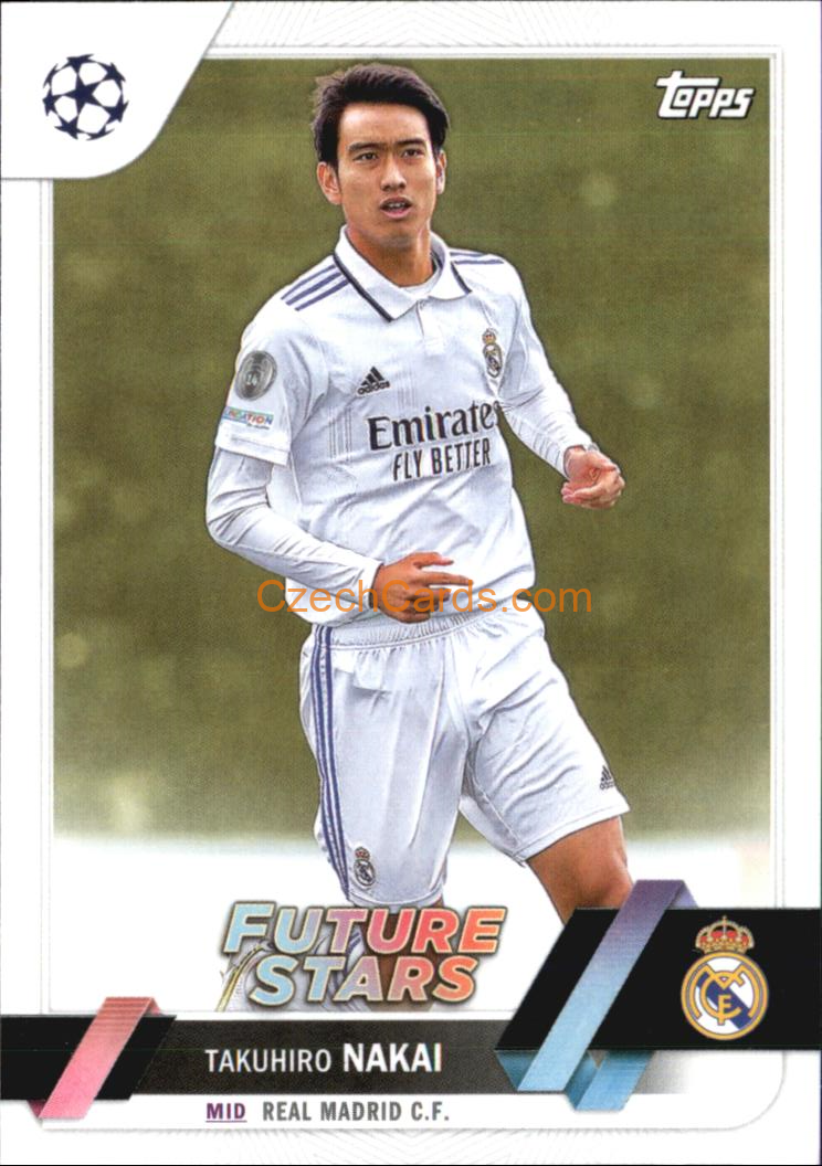 Takuhiro Nakai 2022/23 Topps Club Competitions #131