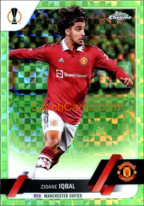 Zidane Iqbal 2022/23 Topps Chrome Club Competitions #80 xx/399