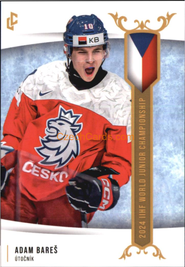 Adam Bareš 2024 Legendary Cards Road to Prague #U20-7