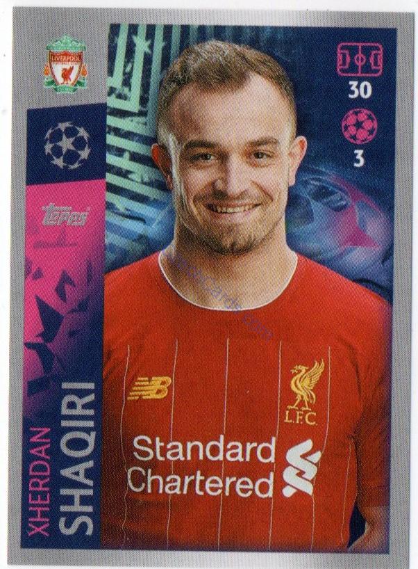 Xherdan Shaqiri 2019/20 Topps sticker #279