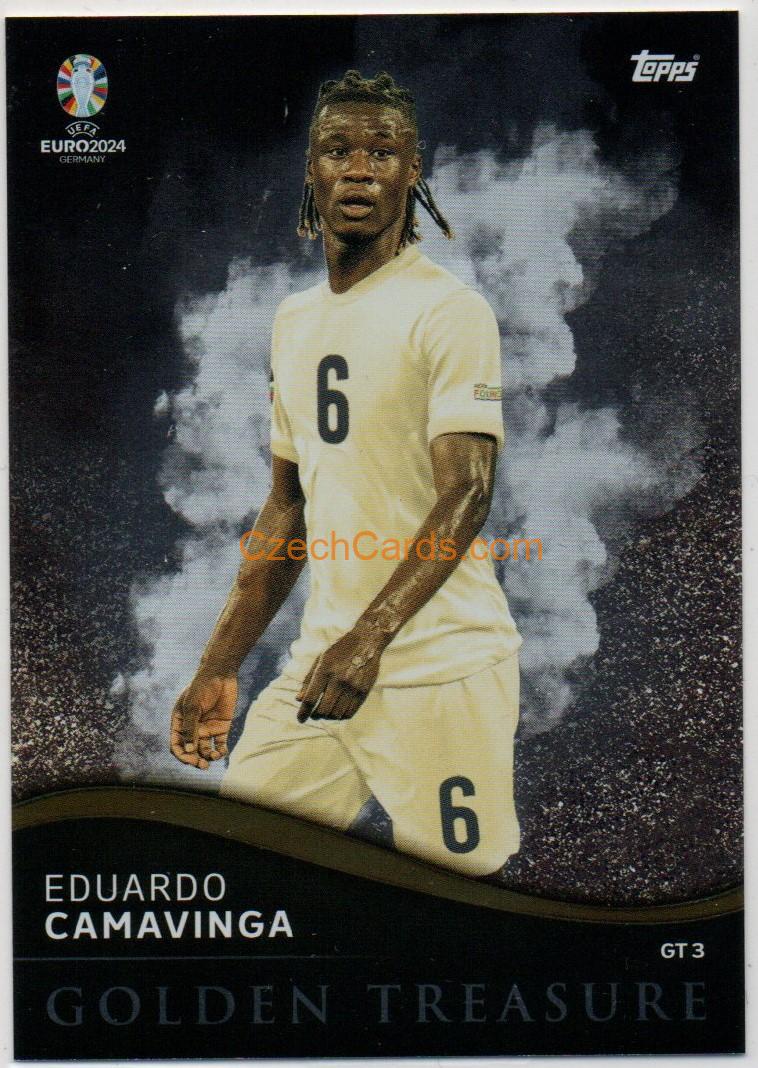 Eduardo Camavinga 2024 EURO Match Attax Golden Treasure #GT3