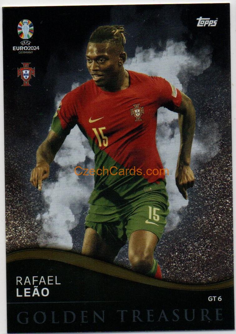 Rafael Leao 2024 EURO Match Attax Golden Treasure #GT6
