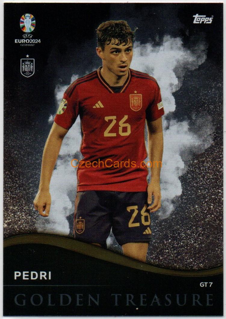 Pedri 2024 EURO Match Attax Golden Treasure #GT7