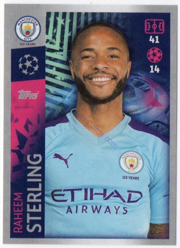 Raheem Sterling 2019/20 Topps sticker #343