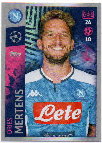 Dries Mertens 2019/20 Topps sticker #364