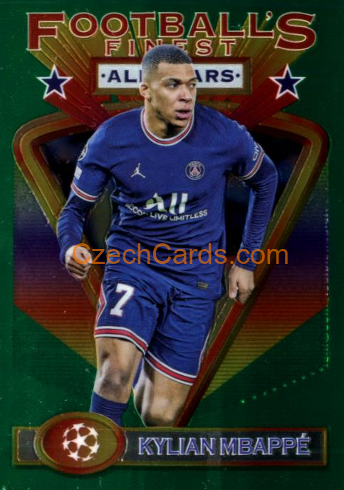 Kylian Mbappé 2021/22 Topps Finest Flashbacks UEFA #1