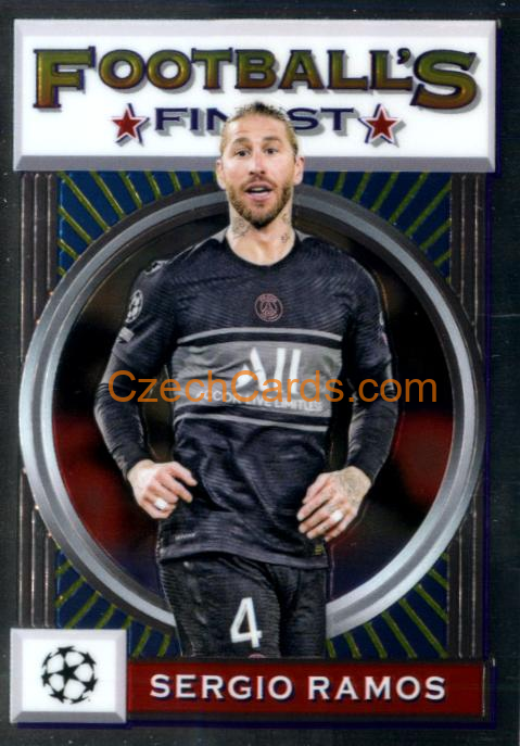 Sergio Ramos 2021/22 Topps Finest Flashbacks UEFA #4