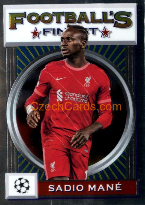 Sadio Mané 2021/22 Topps Finest Flashbacks UEFA #13