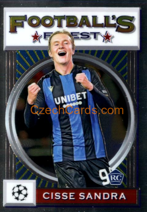 Cisse Sandra 2021/22 Topps Finest Flashbacks UEFA #26 RC