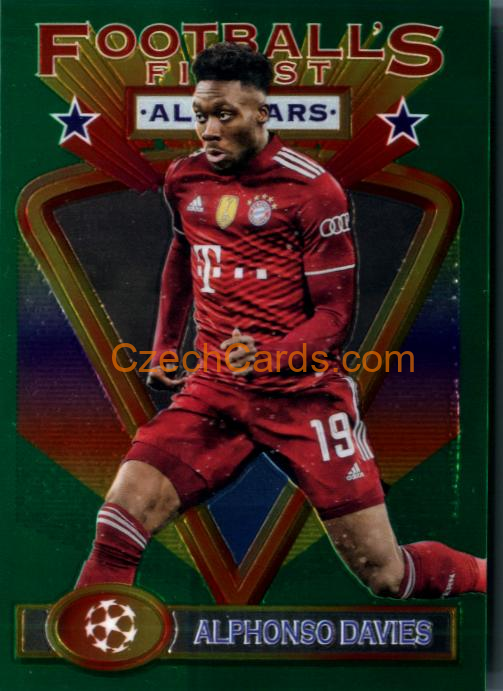 Alphonso Davies 2021/22 Topps Finest Flashbacks UEFA #29