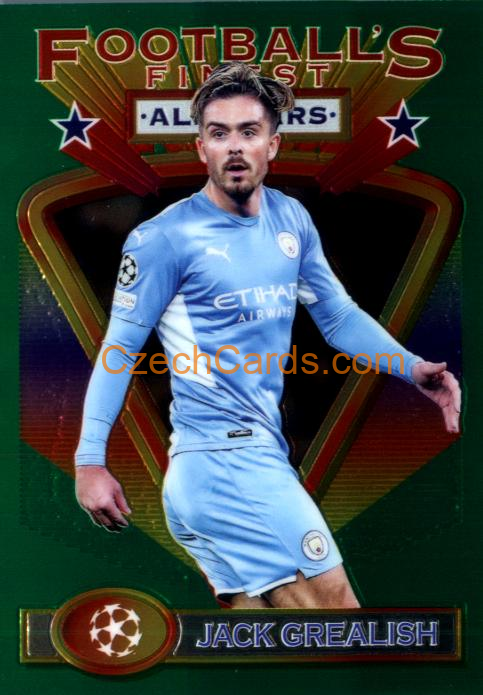 Jack Grealish 2021/22 Topps Finest Flashbacks UEFA #31