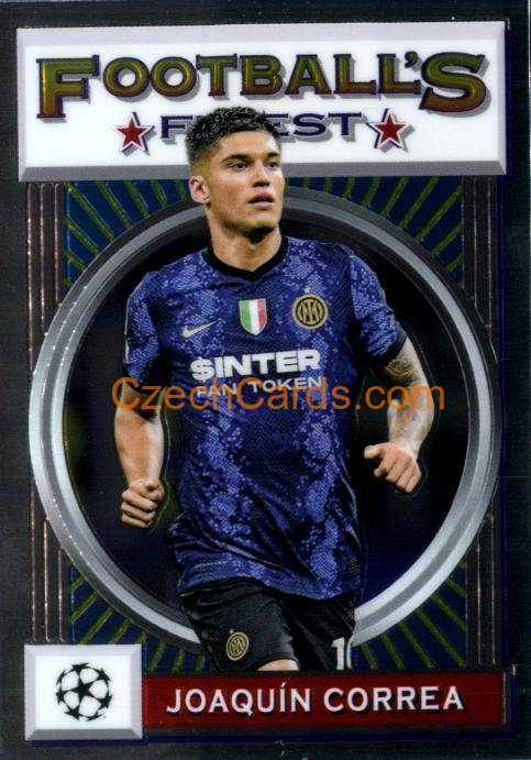 Joaquín Correa 2021/22 Topps Finest Flashbacks UEFA #32