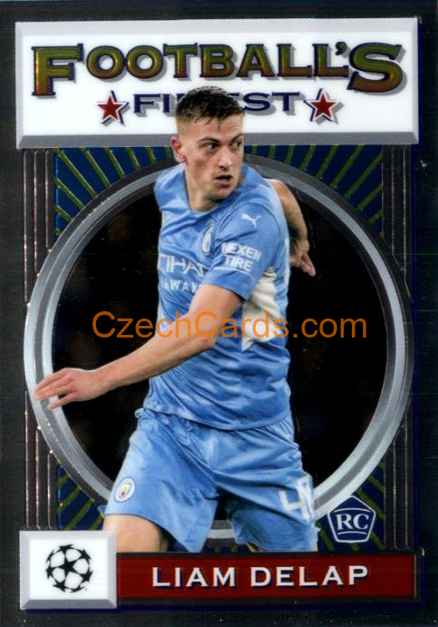 Liam Delap 2021/22 Topps Finest Flashbacks UEFA #40 RC