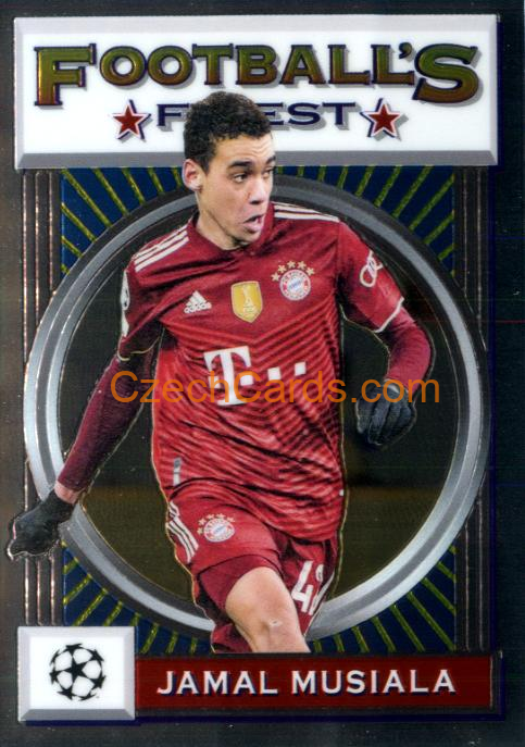 Jamal Musiala 2021/22 Topps Finest Flashbacks UEFA #42