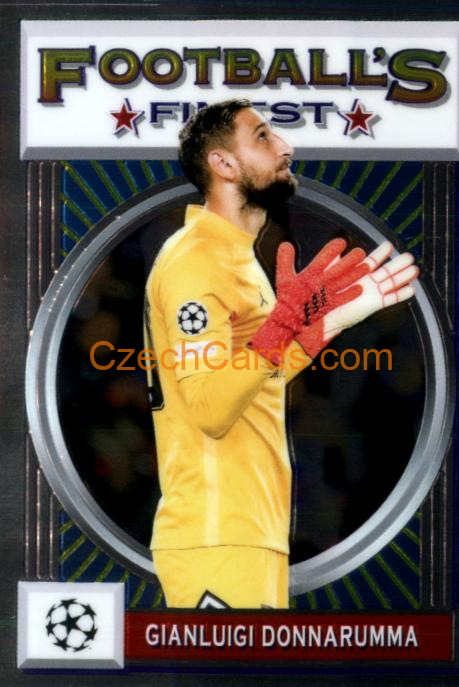 Gianluigi Donnarumma 2021/22 Topps Finest Flashbacks UEFA #72