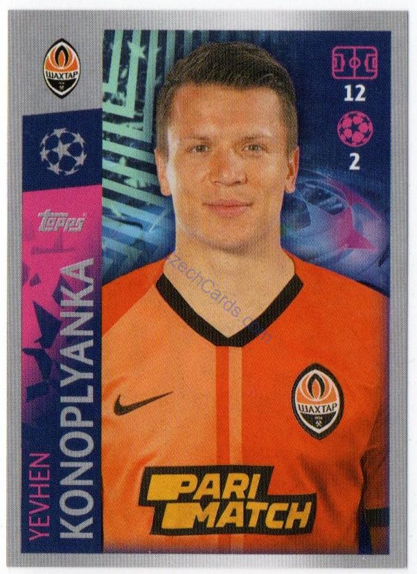 Yevhen Konoplyanka 2019/20 Topps sticker #430