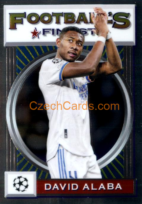 David Alaba 2021/22 Topps Finest Flashbacks UEFA #114