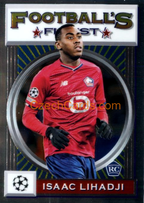 Isaac Lihadji 2021/22 Topps Finest Flashbacks UEFA #125 RC
