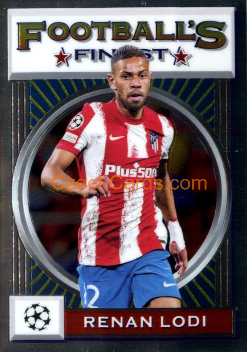 Renan Lodi 2021/22 Topps Finest Flashbacks UEFA #126
