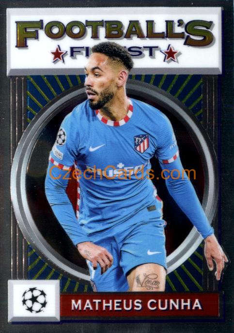 Matheus Cunha 2021/22 Topps Finest Flashbacks UEFA #131