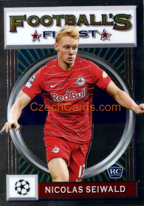Nicolas Seiwald 2021/22 Topps Finest Flashbacks UEFA #135 RC