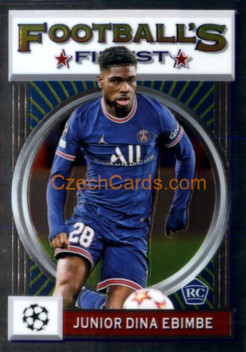 Junior Dina Ebimbe 2021/22 Topps Finest Flashbacks UEFA #137 RC