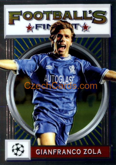 Gianfranco Zola 2021/22 Topps Finest Flashbacks UEFA #144