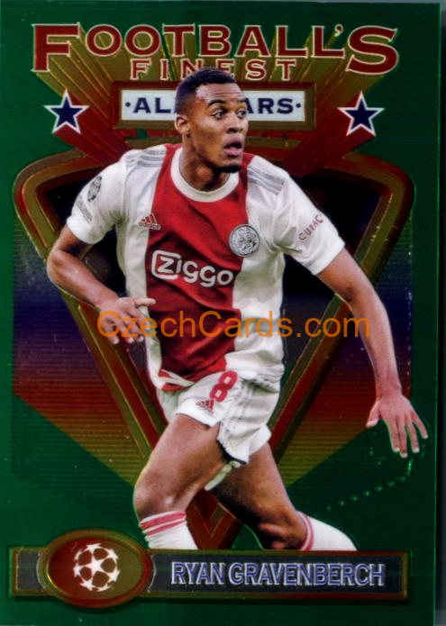 Ryan Gravenberch 2021/22 Topps Finest Flashbacks UEFA #145