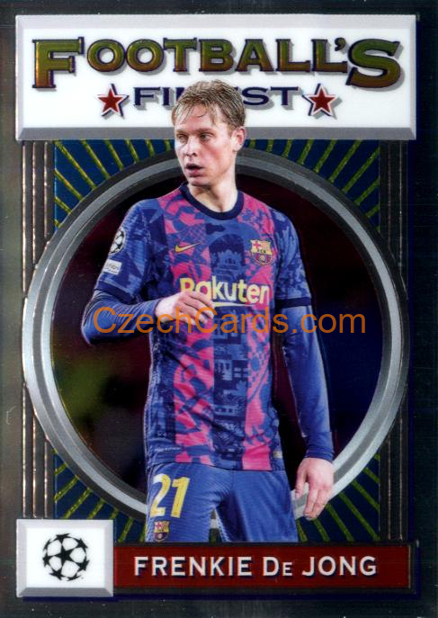 Frenkie De Jong 2021/22 Topps Finest Flashbacks UEFA #146