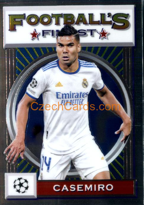 Casemiro 2021/22 Topps Finest Flashbacks UEFA #147