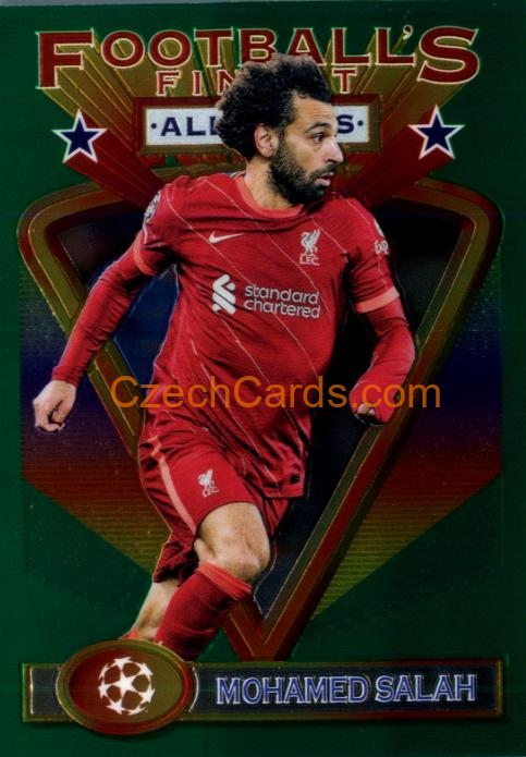 Mohamed Salah 2021/22 Topps Finest Flashbacks UEFA #150