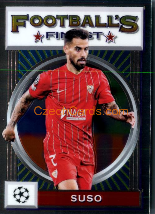 Suso 2021/22 Topps Finest Flashbacks UEFA #165
