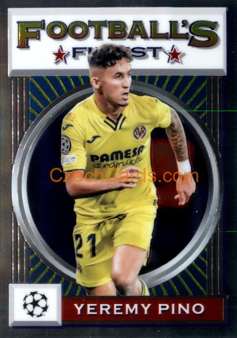 Yeremy Pino 2021/22 Topps Finest Flashbacks UEFA #166