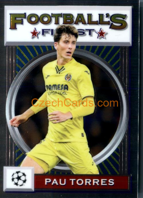Pau Torres 2021/22 Topps Finest Flashbacks UEFA #171