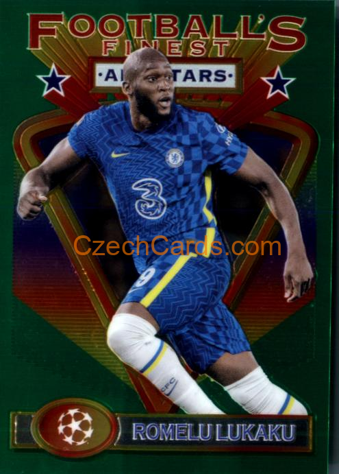Romelu Lukaku 2021/22 Topps Finest Flashbacks UEFA #174