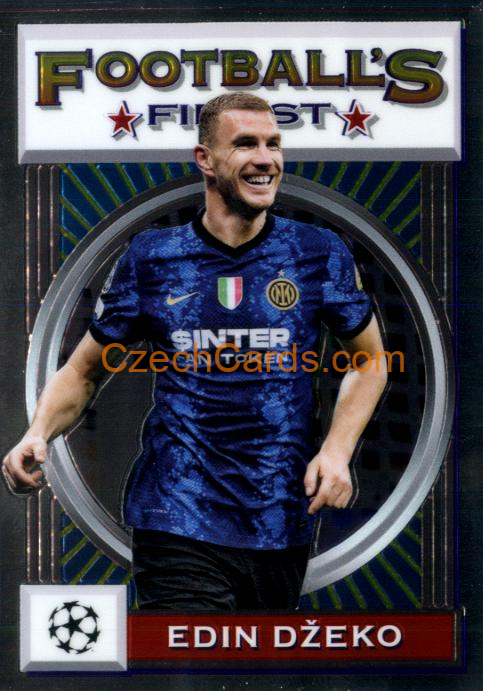 Edin Džeko 2021/22 Topps Finest Flashbacks UEFA #179