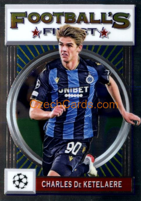 Charles De Ketelaere 2021/22 Topps Finest Flashbacks UEFA #185