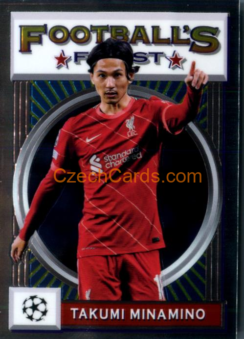 Takumi Minamino 2021/22 Topps Finest Flashbacks UEFA #194