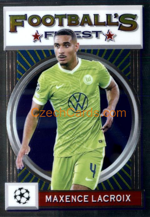 Maxence Lacroix 2021/22 Topps Finest Flashbacks UEFA #197
