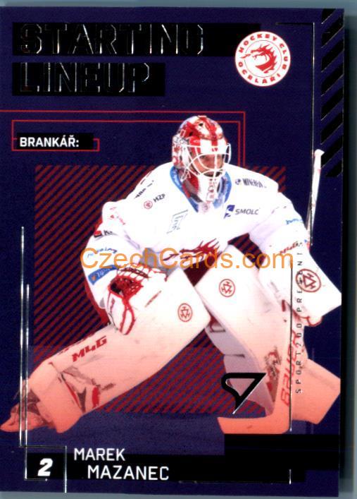 MAREK MAZANEC 2023/24 SportZoo Tipsport EHL Staring Lineup #SL-01