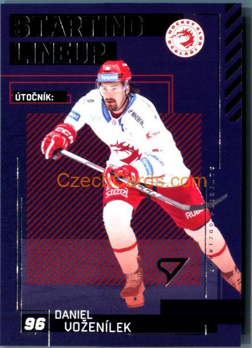 DANIEL VOŽENÍLEK 2023/24 SportZoo Tipsport EHL Staring Lineup #SL-06