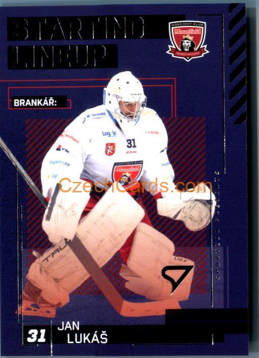 JAN LUKÁŠ 2023/24 SportZoo Tipsport EHL Staring Lineup #SL-07