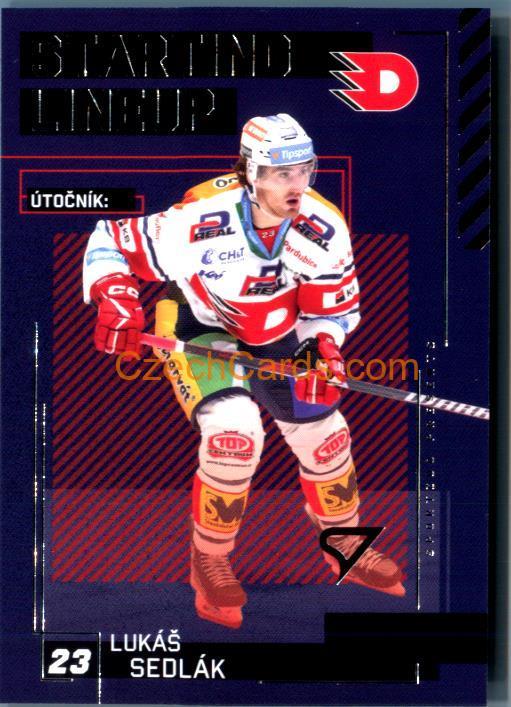 LUKÁŠ SEDLÁK 2023/24 SportZoo Tipsport EHL Staring Lineup #SL-18