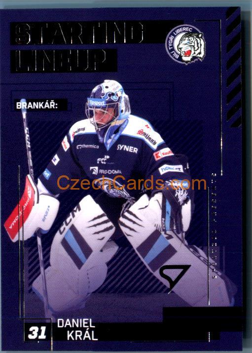 DANIEL KRÁL 2023/24 SportZoo Tipsport EHL Staring Lineup #SL-31