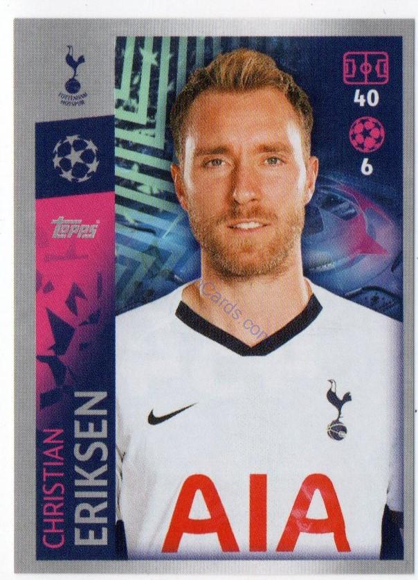 Christian Eriksen 2019/20 Topps sticker #454