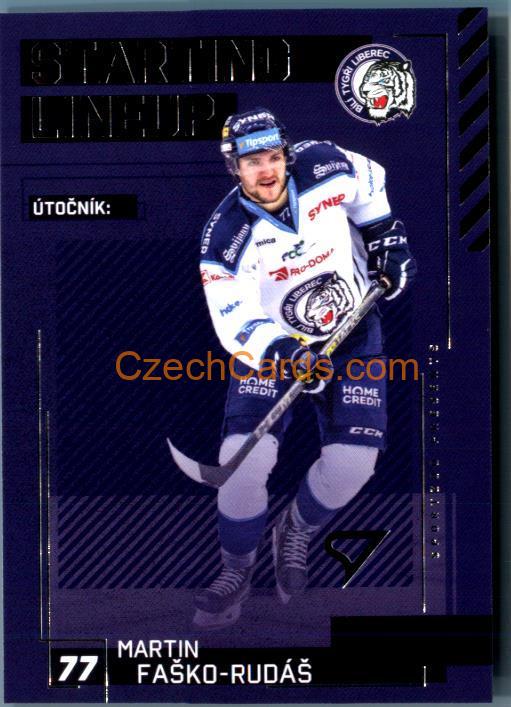 MARTIN FAŠKO-RUDÁŠ 2023/24 SportZoo Tipsport EHL Staring Lineup #SL-34