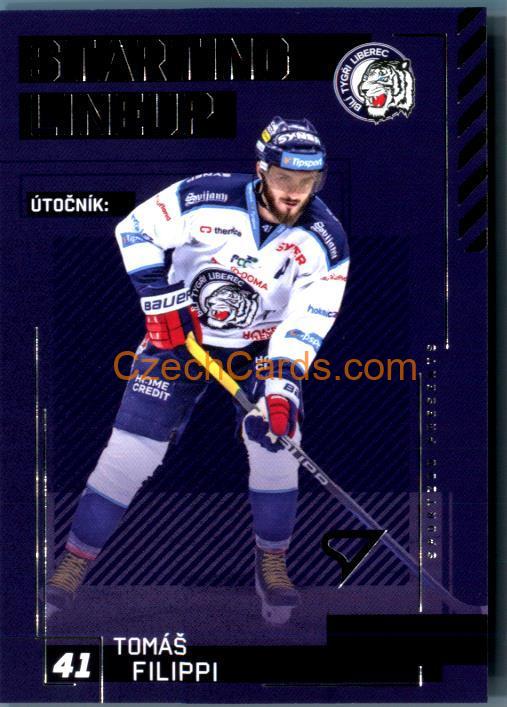 TOMÁŠ FILIPPI 2023/24 SportZoo Tipsport EHL Staring Lineup #SL-35